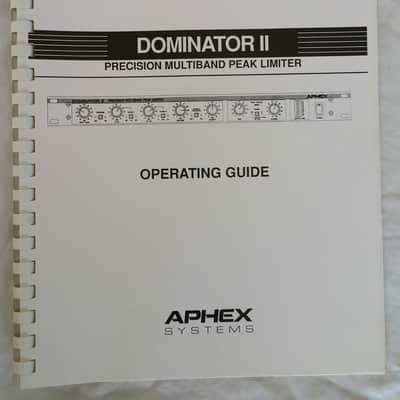 Aphex Dominator II 720 2 Channel Multiband Limiter Excellent Condition image 11