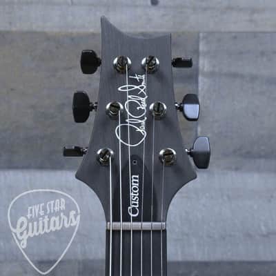 Paul Reed Smith Custom 24 Quilt Artist Top Awabi Birds - Faded indigo with Hardshell Case image 5