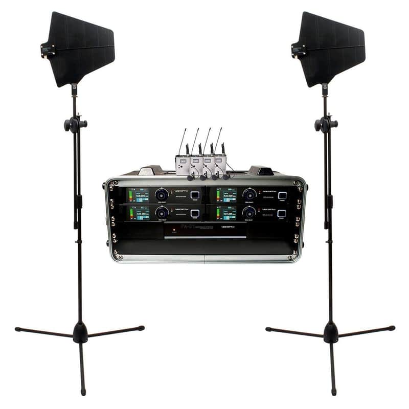 VocoPro - Dual Touring Grade True Diversity Wireless System with Antenna Distribution System and Active (BenchMark-Dual-BP (LAV)) image 1
