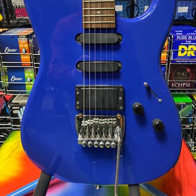 Aria Pro II SL-DX3 electric guitar in blue - Made in Japan image 7