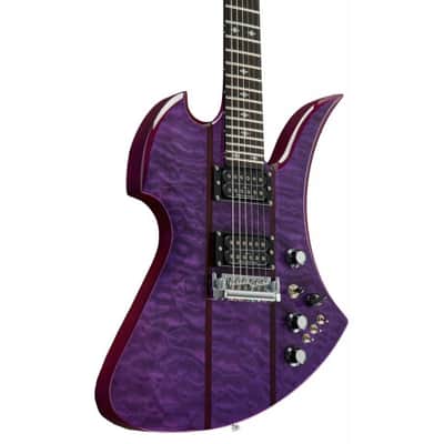 B.C. Rich Mockingbird Legacy STQ Hardtail - Trans Purple image 1