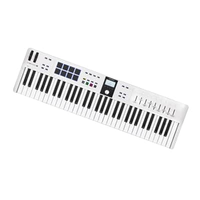 Arturia KeyLab Essential 61 mk3 MIDI Controller with Custom DAW Scripts and 5 User Presets Tailored for FL Studio, Logic Pro, Ableton Live, Cubase, and Bitwig Studio (White) image 3