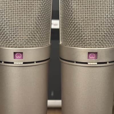 Vintage Neumann U 87 Condenser Microphone Stereo Pair. Close SN. Great Shape U87 1982 image 9