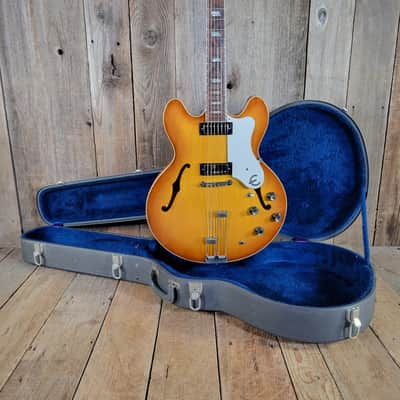 Epiphone Riviera E360TD 1969 w/ Original Case - Sunburst image 19