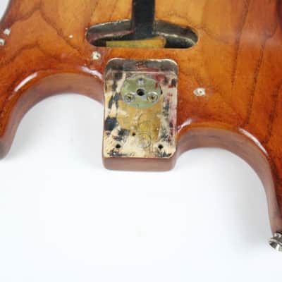 1978-1979 Vintage Fender Stratocaster 3-Bolt Ash Body Stripped 1970's Guitar image 9