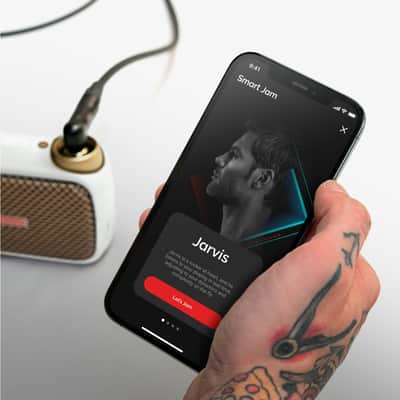 Positive Grid Spark GO Pearl - Portable Smart Guitar Amp & Bluetooth Speaker image 2
