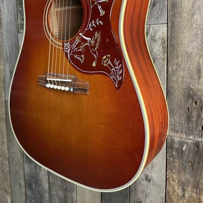 Custom Shop 1960 Hummingbird Fixed Bridge Heritage Cherry Sunburst Gibson image 4
