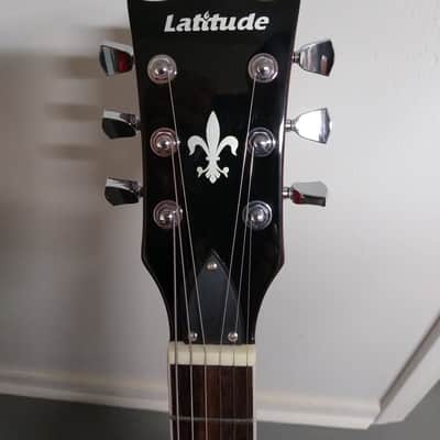 Latitude NW 1915 2022 Les Paul-Style Guitar in Cherry Burst with Porter Smooth/Classic Pickups, Gotoh Locking Tuning Machines, and Gator Hardshell Case image 3