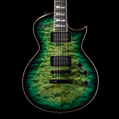 ESP USA Eclipse - Dark Lime Sunburst image 1