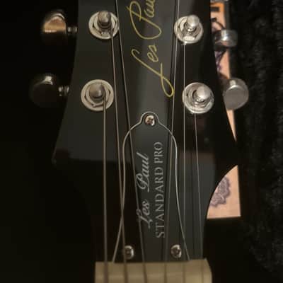 Epiphone Les Paul Standard Plus Top PRO 2012 - 2019 - Bourbon BurstCherry Sunburst with hardshell case image 3