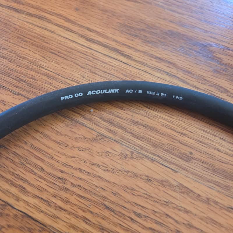 ProCo Pro Co DA88DM-3 Analog DB25-DB25 Patch Snake - 3 foot 2010s image 1