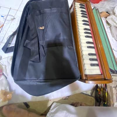 Dalsetina harmonium 45 years old, teack wood travel size image 7