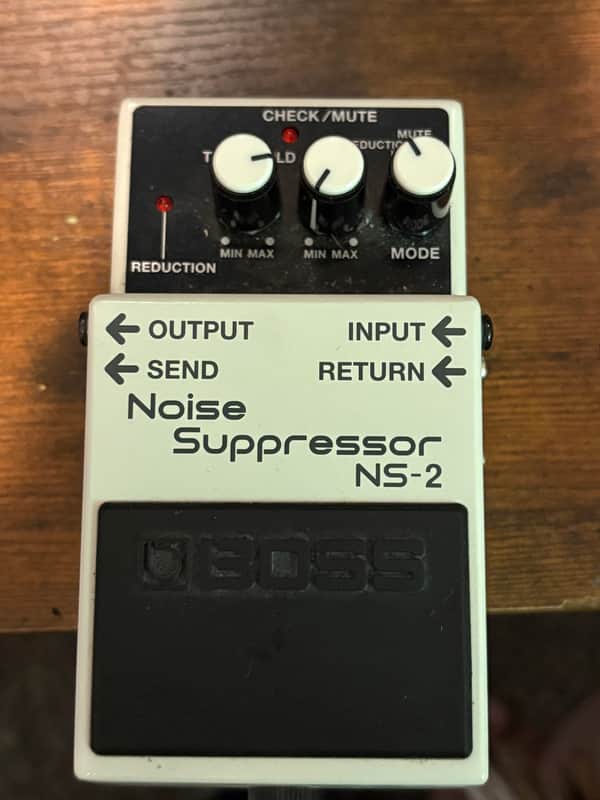 Boss NS-2 Noise Suppressor (Silver Label) 1989 - Present - White image 1