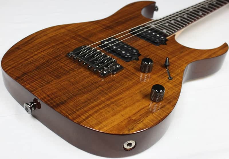 2015 Ibanez RG652KFX-KB Prestige Electric Guitar w/HSC Koa Brown