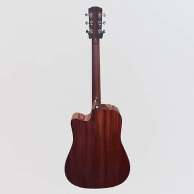 Alvarez MD66CE Mahogany Dreadnought Acoustic-Electric Guitar - Natural image 9