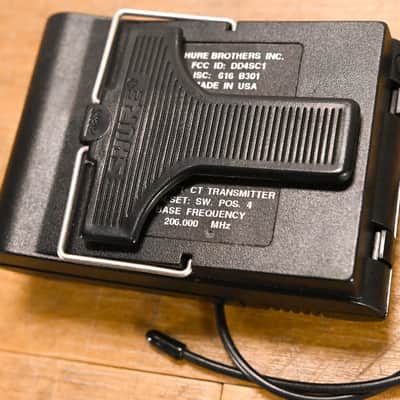Shure SC1-CT Belt Pack Transmitter - 206 MHz CG010ZZ image 9