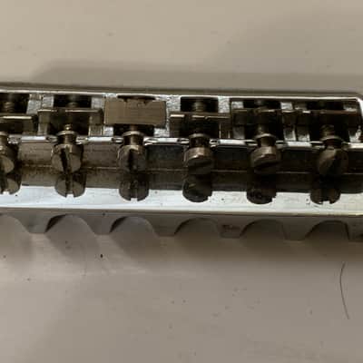 Leo Quan Badass Wrap Around Tailpiece Bridge Wraparound - Chrome image 5