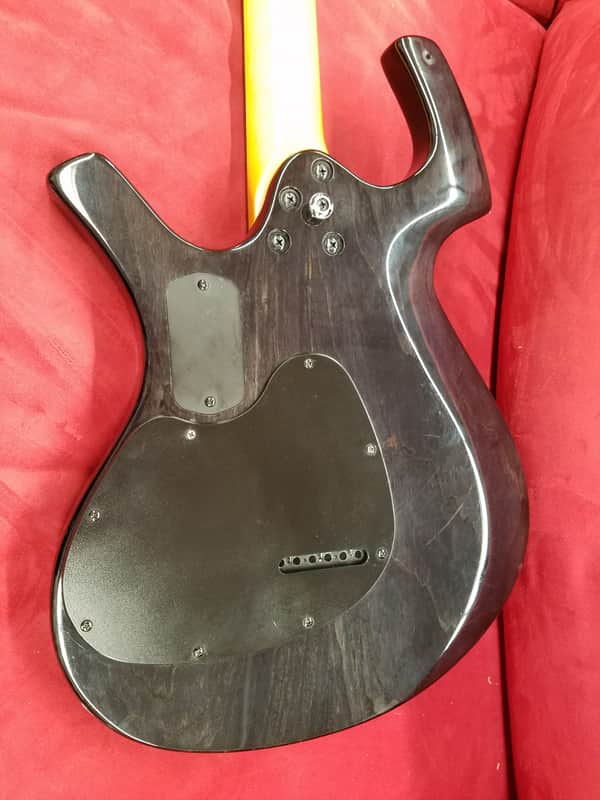 Parker P-40 Electric Guitar HSS with piezo pickup Trans Black | Reverb