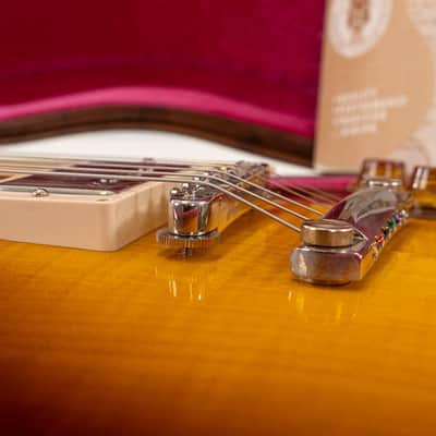 Gibson Custom Shop 1959 Les Paul Standard Reissue VOS Electric Guitar, Rosewood Fingerboard, Iced Tea Burst image 12