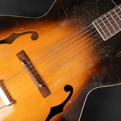 1936 Kalamazoo KG-31 - Sunburst | USA Gibson Vintage Pre War Archtop Jazz Acoustic Guitar K&K Pure Mini Pickup 1.86kg | Case image 6
