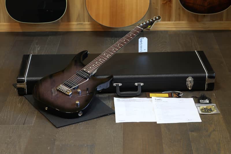 New! 2026 LSL Instruments XT-4 Modern "Hero" Electric Guitar Trans Charcoal/Black Burst + OHSC image 1