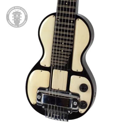 Mid-1940s Rickenbacher B-6 "Panda" Lap Steel Black & White #NSN image 1