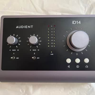 Audient iD14 MKII USB-C Audio Interface 2021 - Black image 1