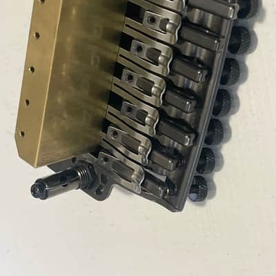 2000's Japan Ibanez Prestige RG7 Series Edge Pro 7 String Powder Cosmo Tremolo Bridge Vibrato Brass Block image 11