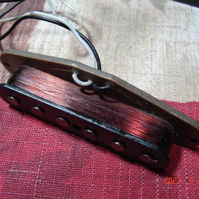 Vintage 1978 Fender Mustang Guitar Pickup w/Black Cover 5.49k image 4