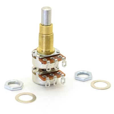 Alpha Potentiometer A500K/A250K Concentric Stacked Dime Size Pot - Single image 1