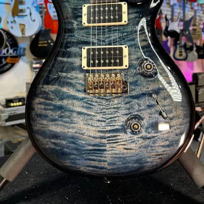 New PRS Custom 24 Custom Color – Faded Whale Blue Smokewrap Burst, PRS Case, Signature Dealer, FREE PLEK 876 image 2