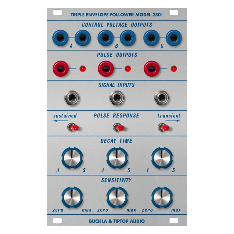 Tiptop Audio 230t Triple Envelope Follower Eurorack Module (Buchla) image 1