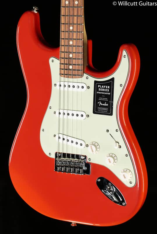 Fender LTD Player Stratocaster Pau Ferro Fiesta Red (533) image 1
