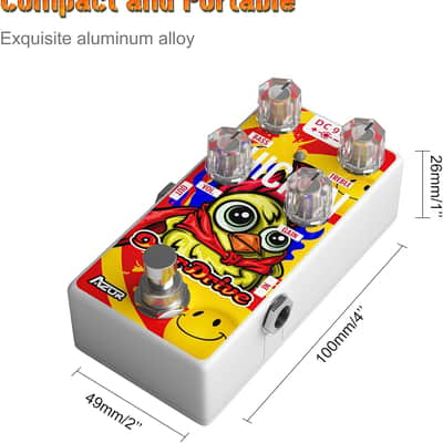 Overdrive Guitar Effect Pedal Chicken Overdrive Wide Range Pedal for Electric Guitar True Bypass AP505 image 2