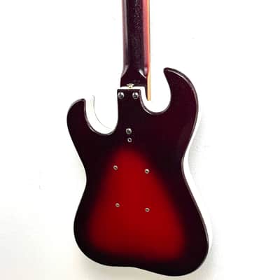 Silvertone 1457 Amp in Case w/ Footswitch 1960's - Sparkle Burst image 8