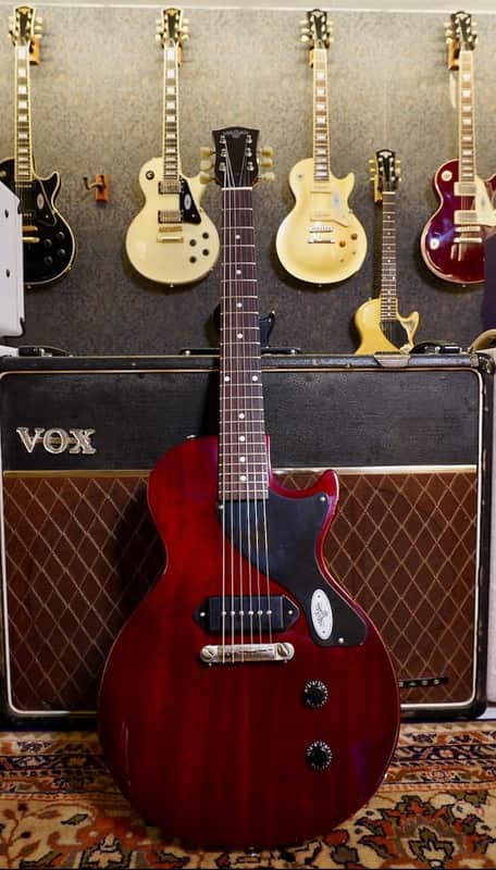 Maybach Guitars Lester JR Single Cut Aged ( Limited Edition) Wine Red We ship worldwide image 1