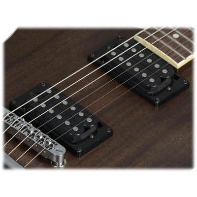 Ibanez Artcore AS53-TKF 6-String Semi-Hollow Body Electric Guitar with Walnut Fretboard, Right-Handed, Transparent Black Flat image 3