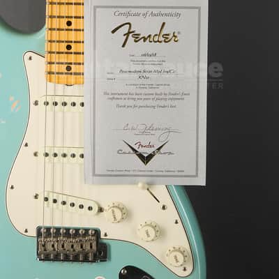 Fender Custom Shop Postmodern Stratocaster Maple Aged 2018 - Daphne Blue (COD 2054UG) image 11