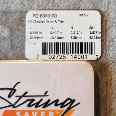 Graph Tech PG-8000-00 String Saver Classics 2-1/16" Strat / Tele Style Saddles - Brushed Steel image 2