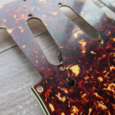 62 Fender Stratocaster celluloid tortoise pickguard USA 1960 thru 1962 avri strat guard image 7