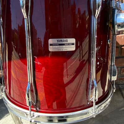 Holy Grail Drum Set! Yamaha Recording Custom 1970s - 1980s - World’s Most Recorded Drums ! Natural Wood Cherry Wood Walnut image 18