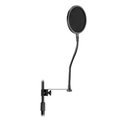 On-Stage ASVS6GB Pop Filter w/ Clamp, Gooseneck