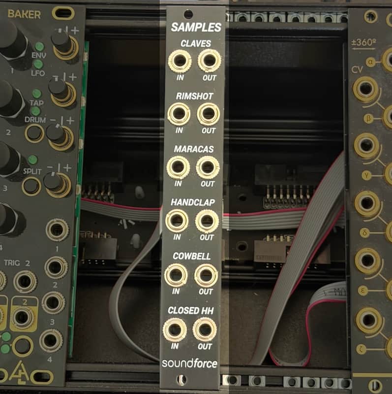 SoundForce Samples (808) - 4HP Drum Samples Eurorack Module image 1