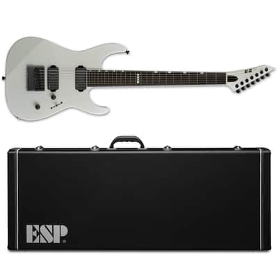 ESP E-II M-II 7B Baritone Evertune Pearl White 7-String Electric Guitar + Hard Case Made in Japan - Brand New image 1