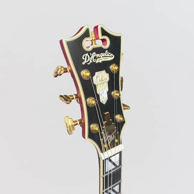 D'Angelico Deluxe Bob Weir SS 3 Semi-Hollow Electric Guitar - Satin Trans Wine image 8