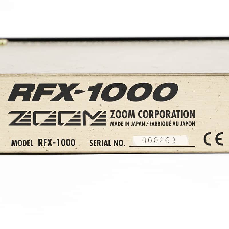 Zoom RFX-1000 Digital Reverb and MultiFX Unit Rackmount w/ Power
