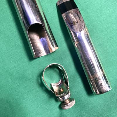 Wolfe Tayne Metal Tenor Sax Mouthpiece-Facing 6*-Made c.1970's-w/Lig and Cap image 1