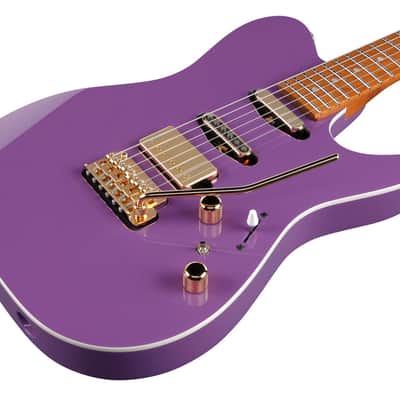 Ibanez Lari Basilio Signature 6 String Electric Guitar w/Case - Violet (LB1VL) image 10