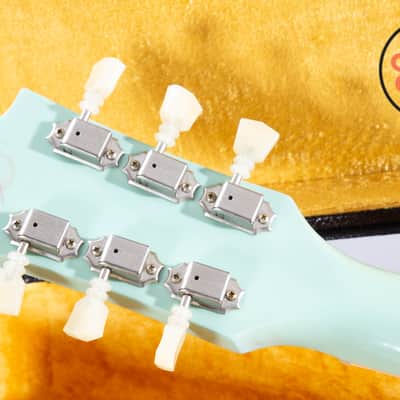 2016 Gibson Memphis ES-345 ’64 Reissue – Sea Foam Green, MHS Pickups, Varitone, w/ OHSC & COA image 8
