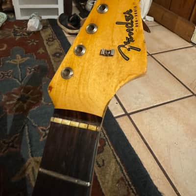 Original 1961 Fender Duo Sonic Rosewood Slab Neck image 6